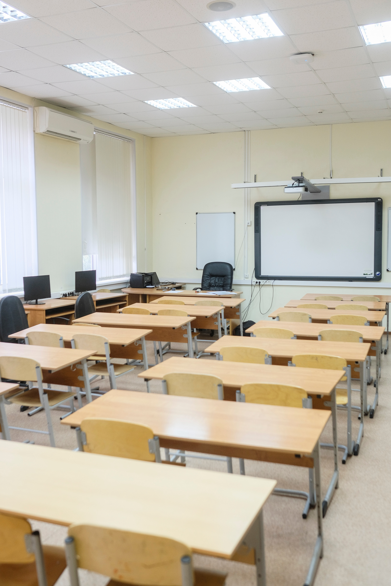 empty school classroom