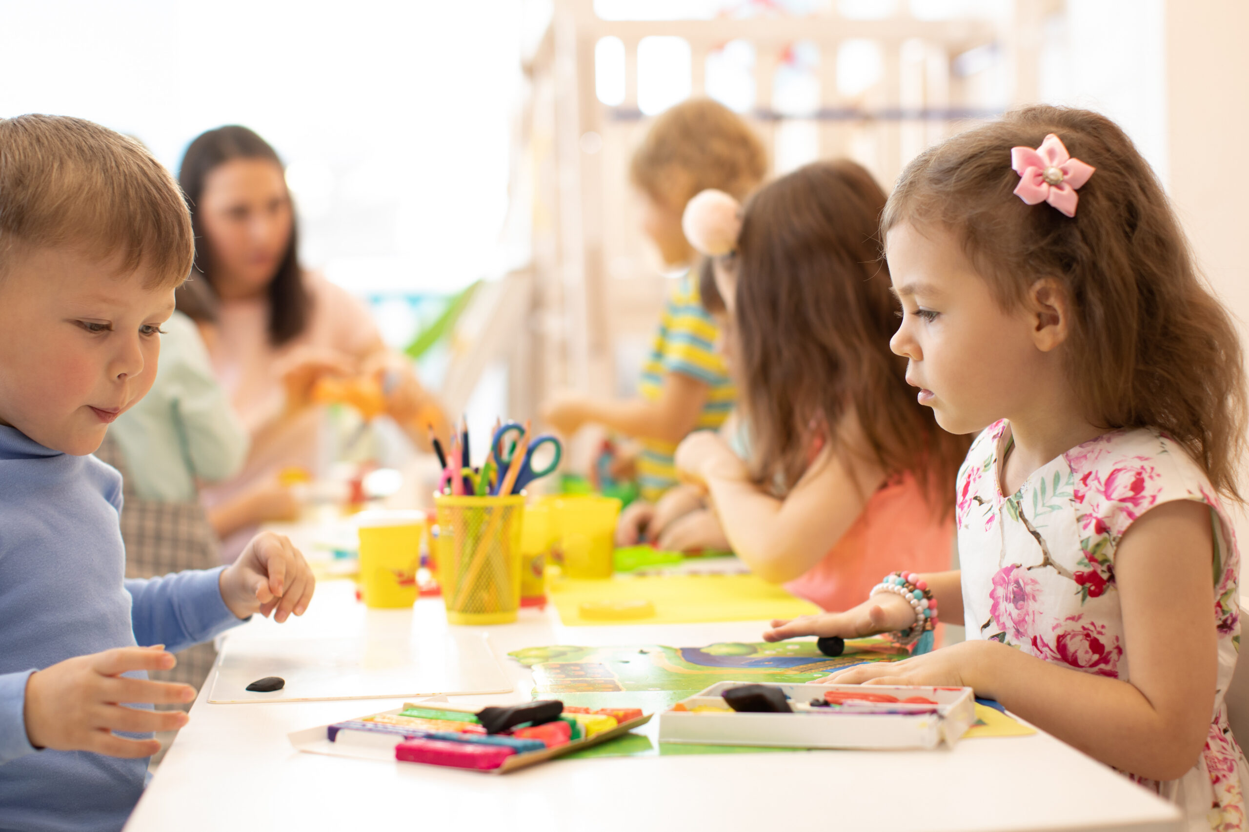 kids om preschool/kindergarten class